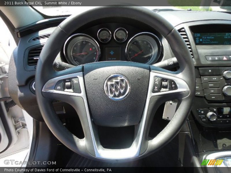 Summit White / Ebony 2011 Buick Regal CXL