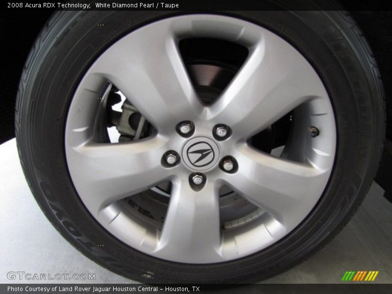 White Diamond Pearl / Taupe 2008 Acura RDX Technology