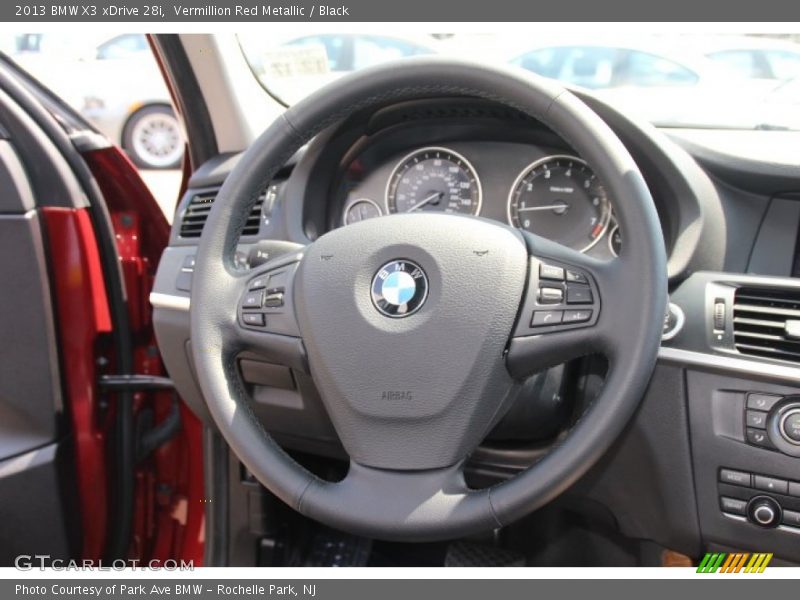 Vermillion Red Metallic / Black 2013 BMW X3 xDrive 28i