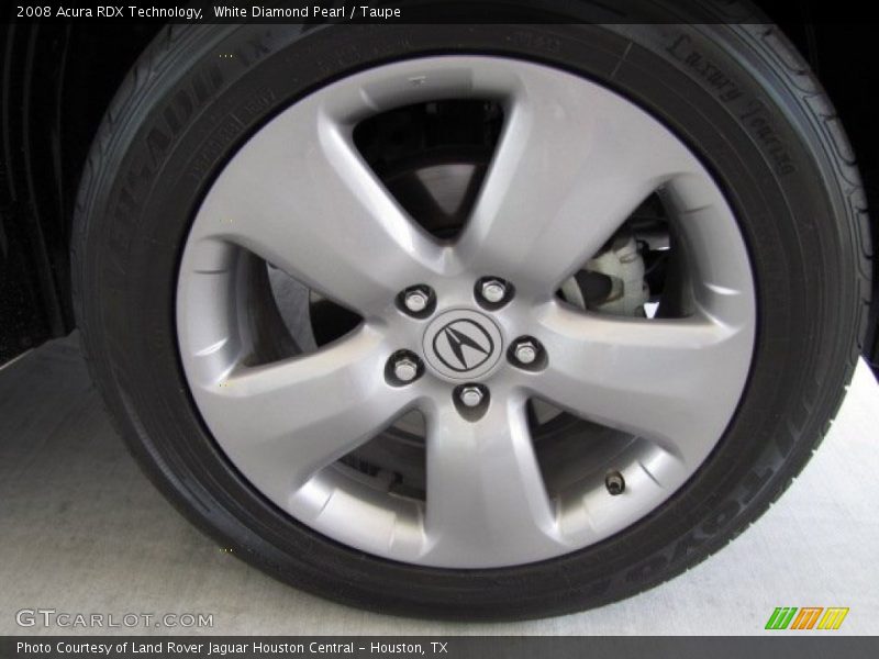 White Diamond Pearl / Taupe 2008 Acura RDX Technology