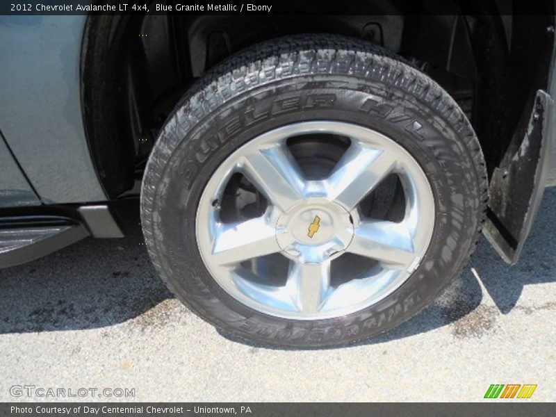 Blue Granite Metallic / Ebony 2012 Chevrolet Avalanche LT 4x4