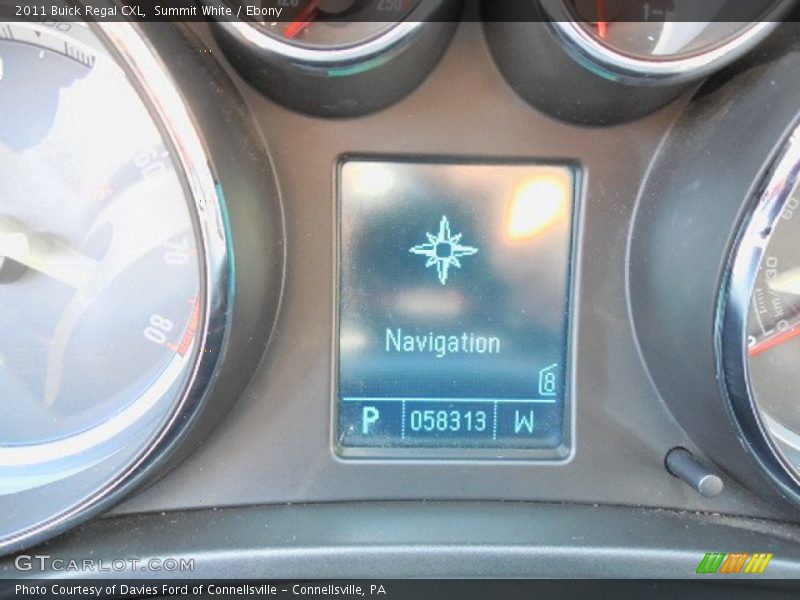 Summit White / Ebony 2011 Buick Regal CXL