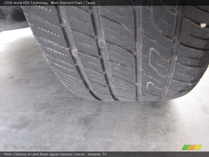 White Diamond Pearl / Taupe 2008 Acura RDX Technology