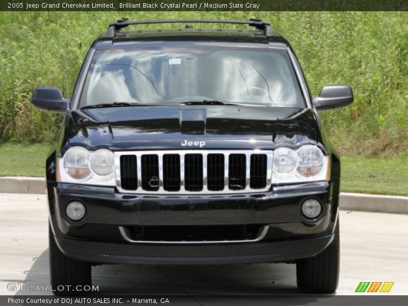 Brilliant Black Crystal Pearl / Medium Slate Gray 2005 Jeep Grand Cherokee Limited