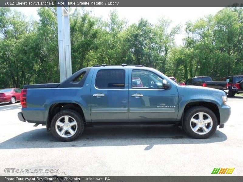 Blue Granite Metallic / Ebony 2012 Chevrolet Avalanche LT 4x4