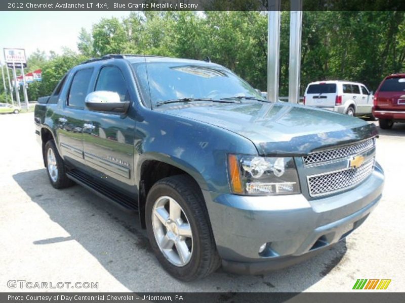 Blue Granite Metallic / Ebony 2012 Chevrolet Avalanche LT 4x4