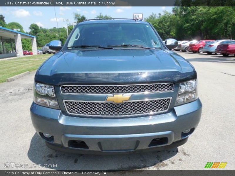 Blue Granite Metallic / Ebony 2012 Chevrolet Avalanche LT 4x4