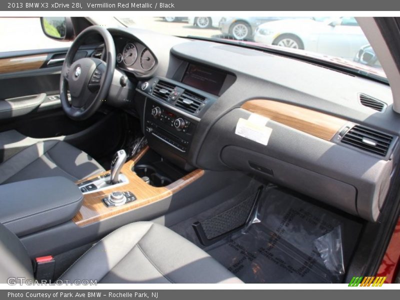 Vermillion Red Metallic / Black 2013 BMW X3 xDrive 28i