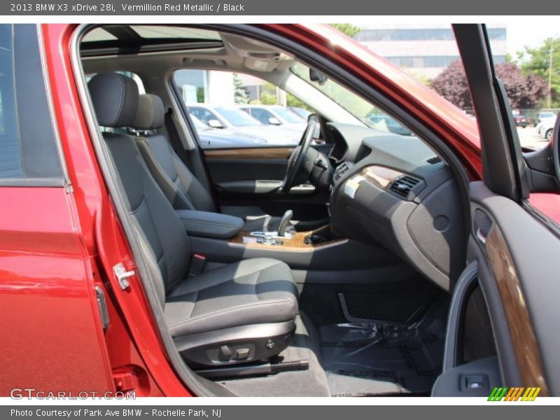 Vermillion Red Metallic / Black 2013 BMW X3 xDrive 28i