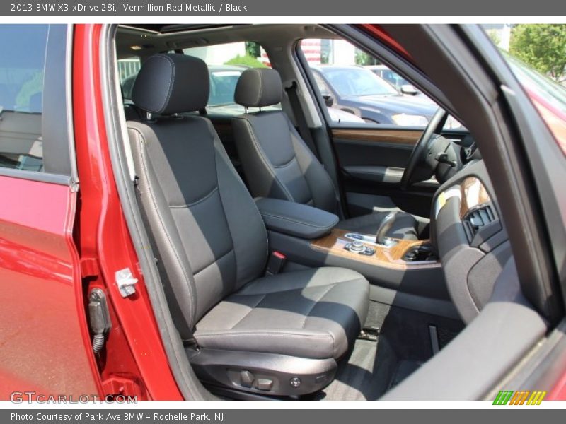 Vermillion Red Metallic / Black 2013 BMW X3 xDrive 28i