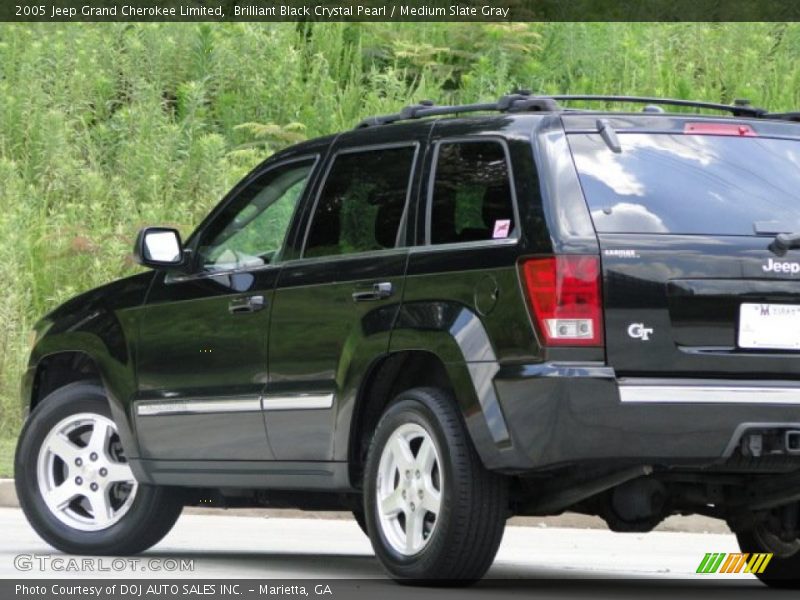 Brilliant Black Crystal Pearl / Medium Slate Gray 2005 Jeep Grand Cherokee Limited