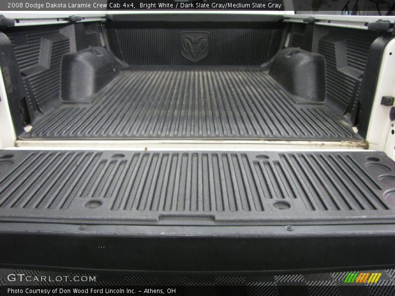 Bright White / Dark Slate Gray/Medium Slate Gray 2008 Dodge Dakota Laramie Crew Cab 4x4