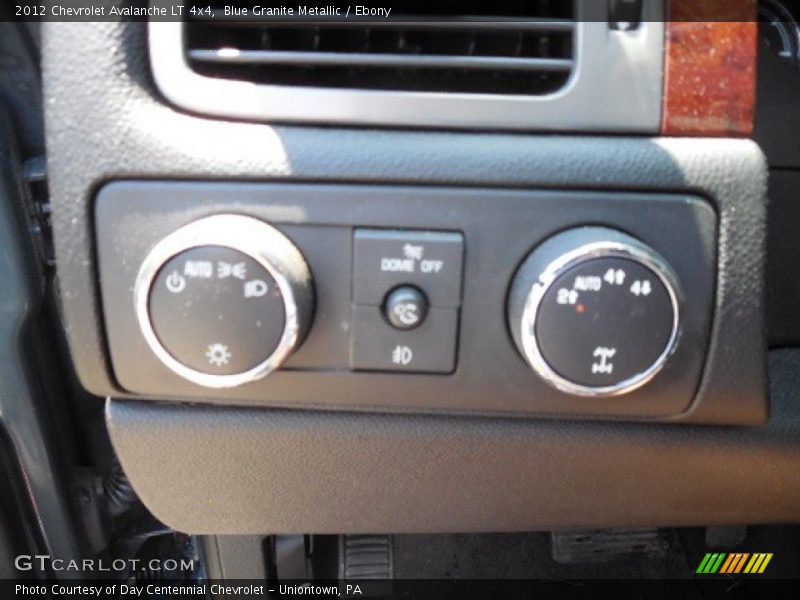 Blue Granite Metallic / Ebony 2012 Chevrolet Avalanche LT 4x4