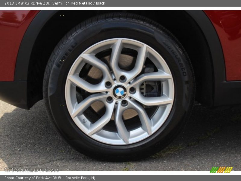 Vermillion Red Metallic / Black 2013 BMW X3 xDrive 28i