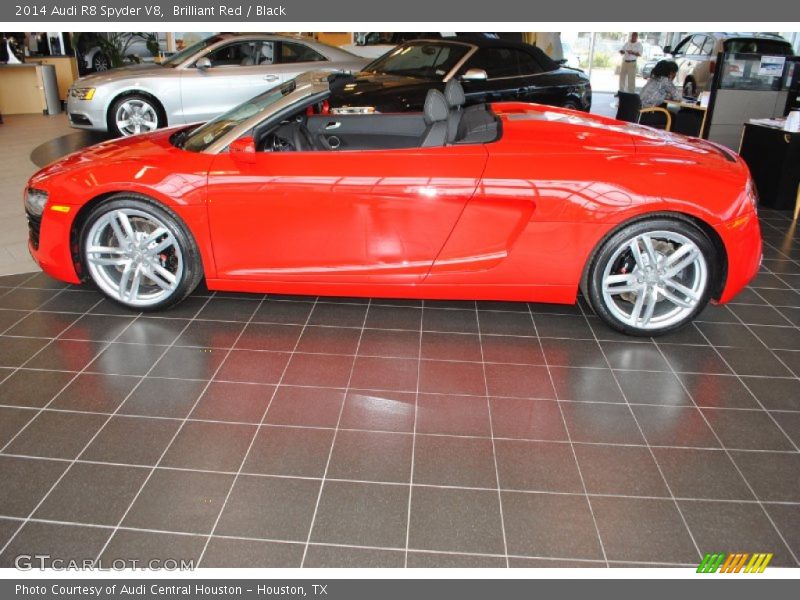  2014 R8 Spyder V8 Brilliant Red