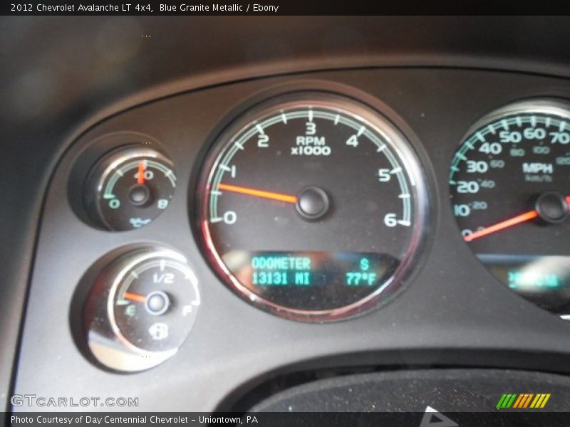 Blue Granite Metallic / Ebony 2012 Chevrolet Avalanche LT 4x4
