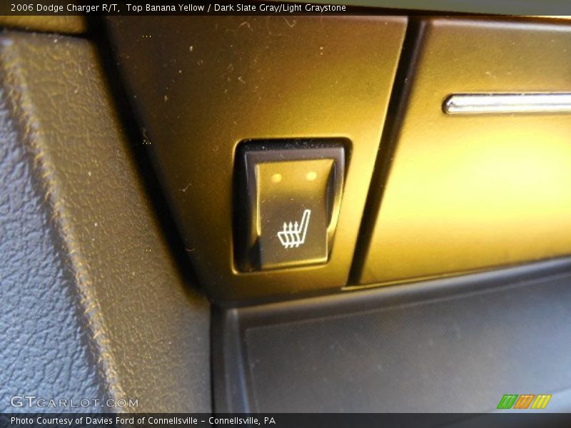 Top Banana Yellow / Dark Slate Gray/Light Graystone 2006 Dodge Charger R/T