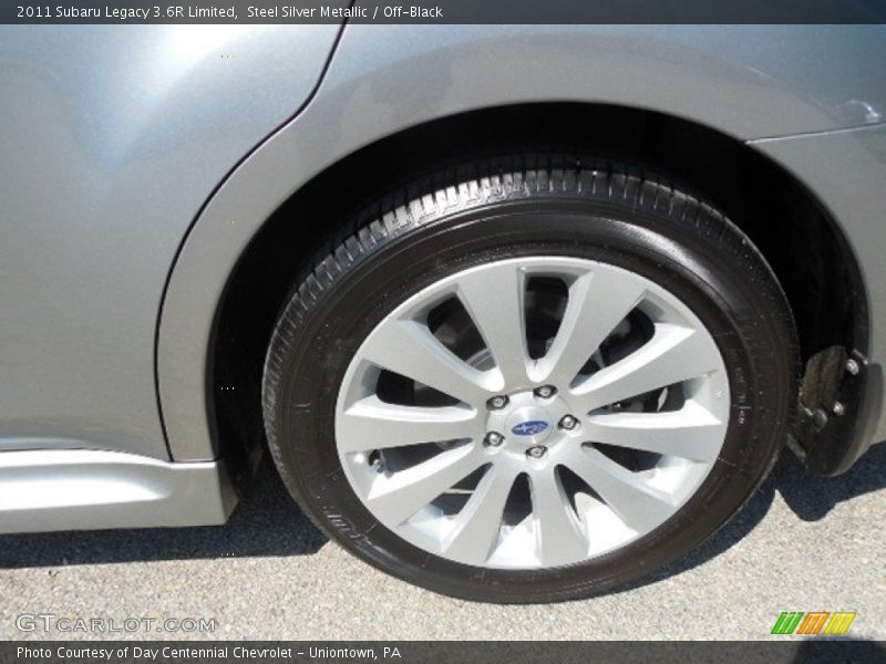 Steel Silver Metallic / Off-Black 2011 Subaru Legacy 3.6R Limited