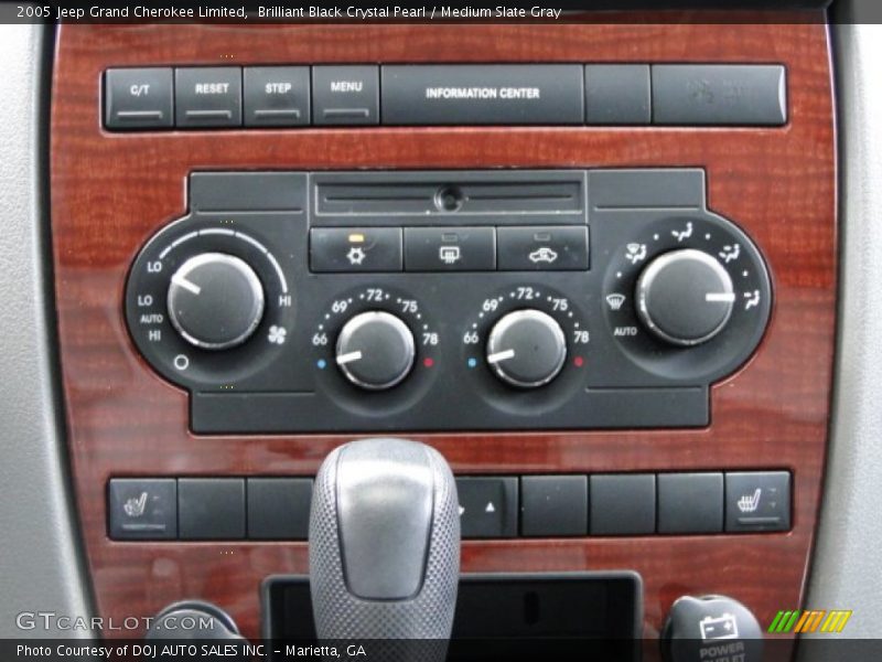 Controls of 2005 Grand Cherokee Limited