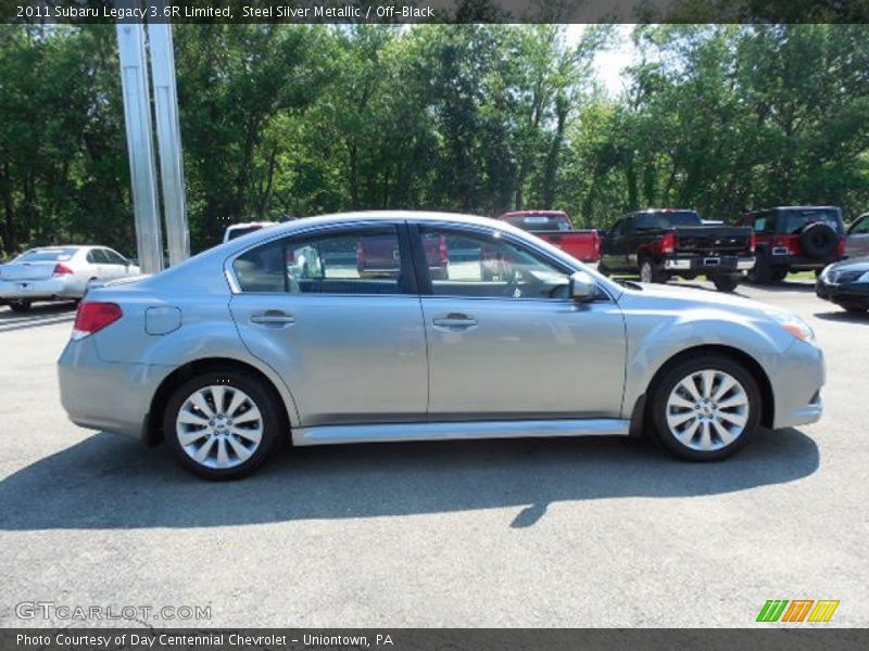 Steel Silver Metallic / Off-Black 2011 Subaru Legacy 3.6R Limited