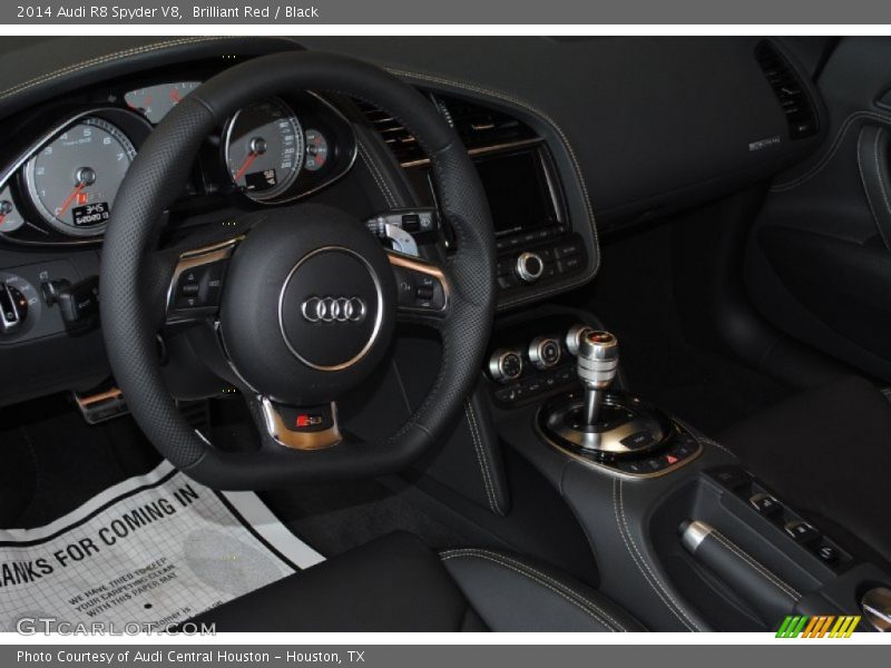 Dashboard of 2014 R8 Spyder V8