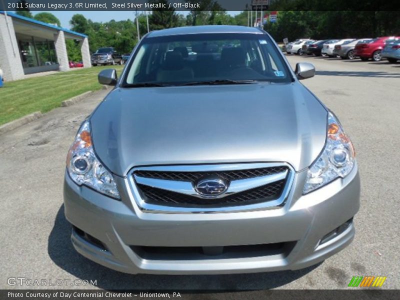 Steel Silver Metallic / Off-Black 2011 Subaru Legacy 3.6R Limited