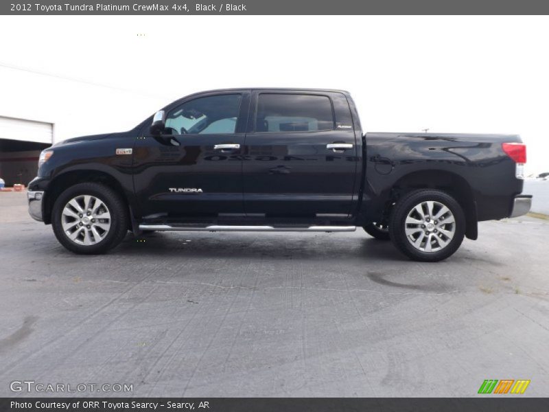 Black / Black 2012 Toyota Tundra Platinum CrewMax 4x4