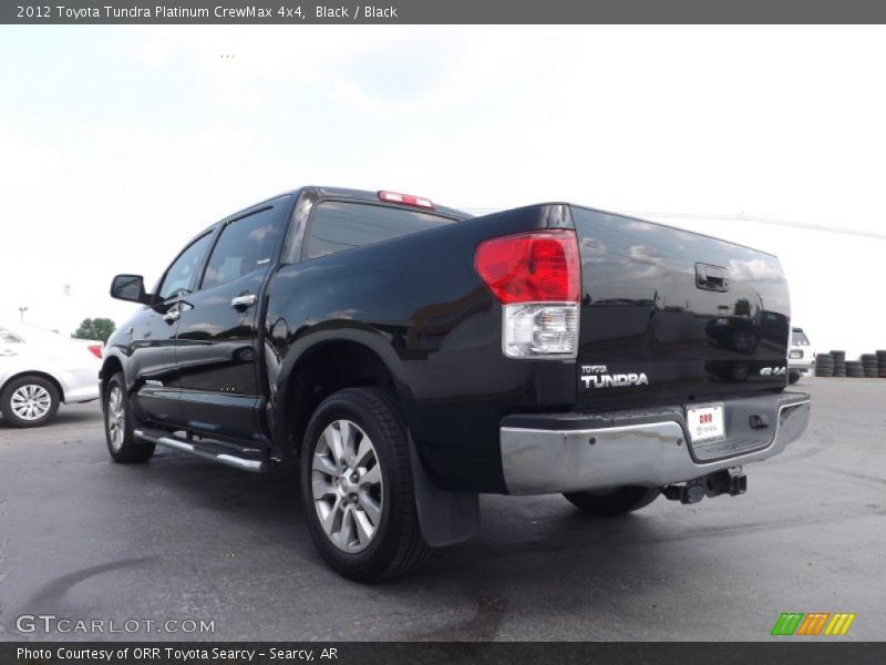 Black / Black 2012 Toyota Tundra Platinum CrewMax 4x4