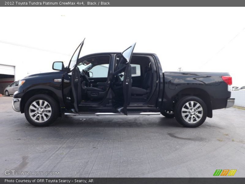 Black / Black 2012 Toyota Tundra Platinum CrewMax 4x4
