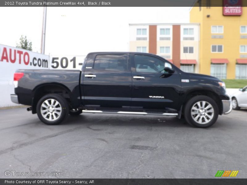 Black / Black 2012 Toyota Tundra Platinum CrewMax 4x4