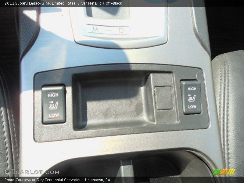 Steel Silver Metallic / Off-Black 2011 Subaru Legacy 3.6R Limited