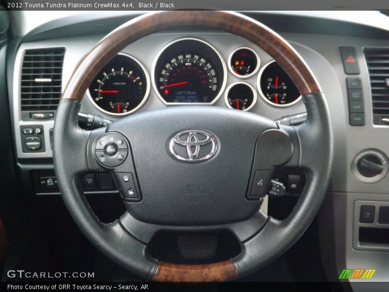 Black / Black 2012 Toyota Tundra Platinum CrewMax 4x4