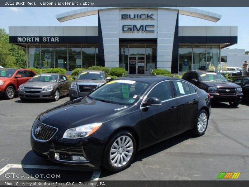 Carbon Black Metallic / Ebony 2012 Buick Regal