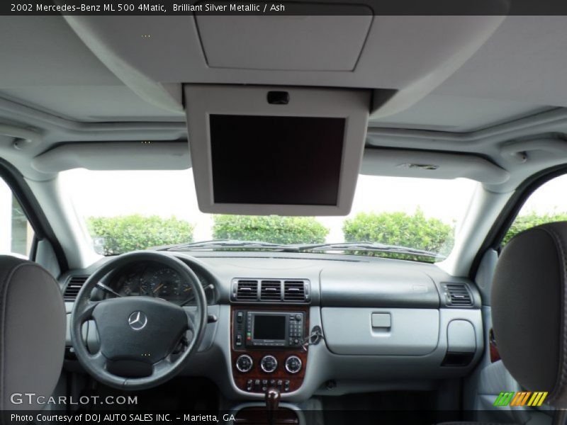 Brilliant Silver Metallic / Ash 2002 Mercedes-Benz ML 500 4Matic