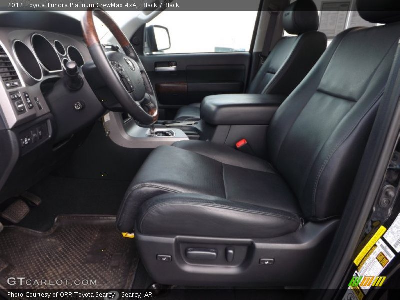 Black / Black 2012 Toyota Tundra Platinum CrewMax 4x4