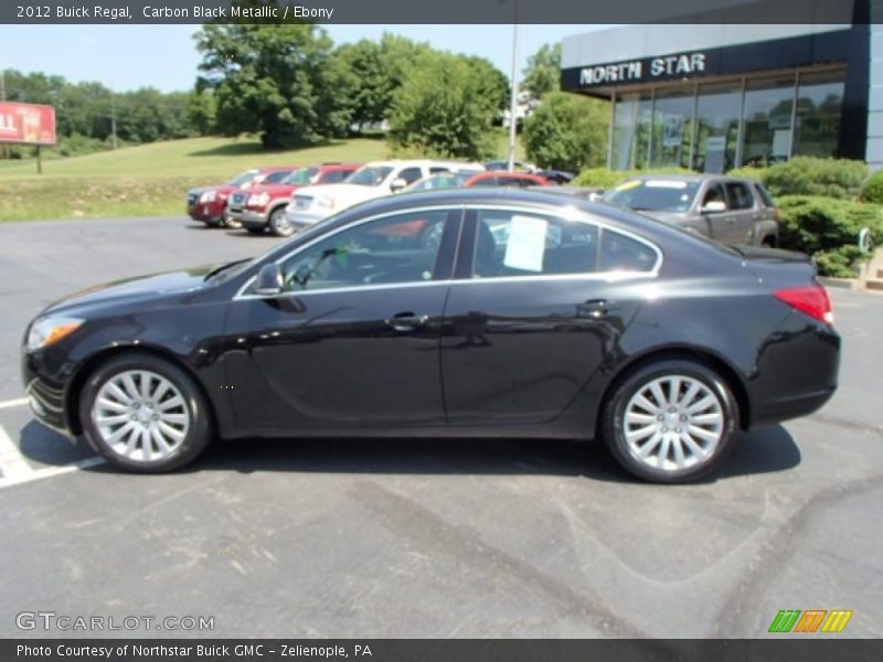 Carbon Black Metallic / Ebony 2012 Buick Regal