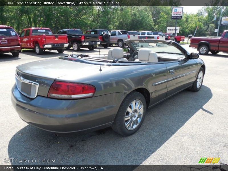 Graphite Metallic / Taupe 2004 Chrysler Sebring Limited Convertible