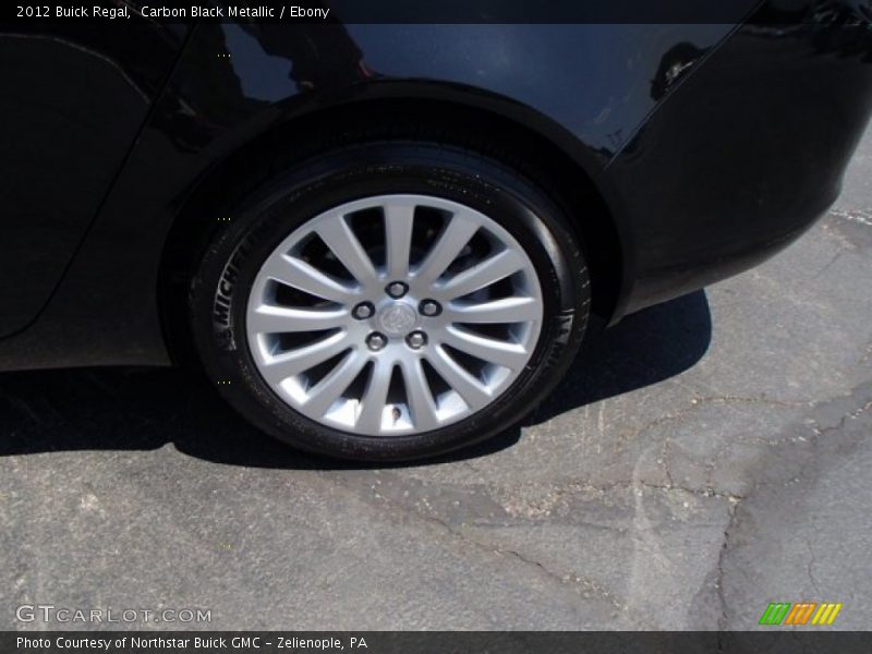 Carbon Black Metallic / Ebony 2012 Buick Regal