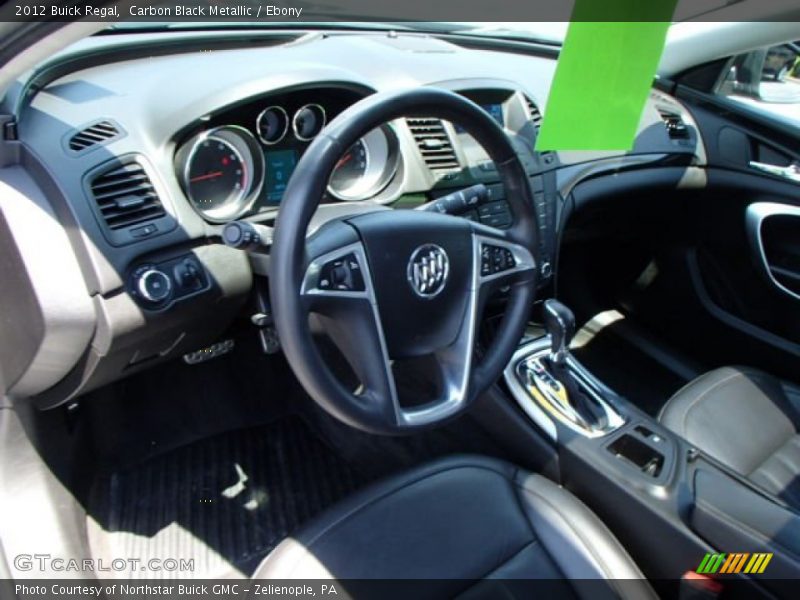Carbon Black Metallic / Ebony 2012 Buick Regal
