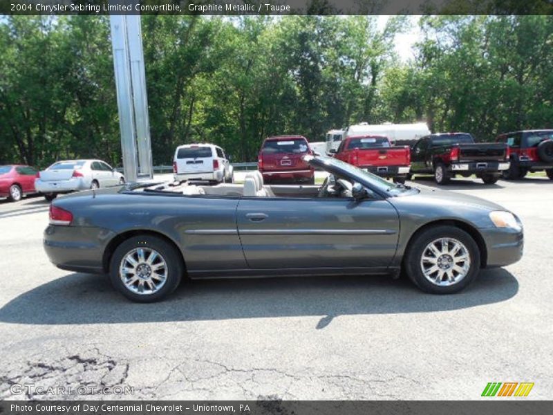Graphite Metallic / Taupe 2004 Chrysler Sebring Limited Convertible