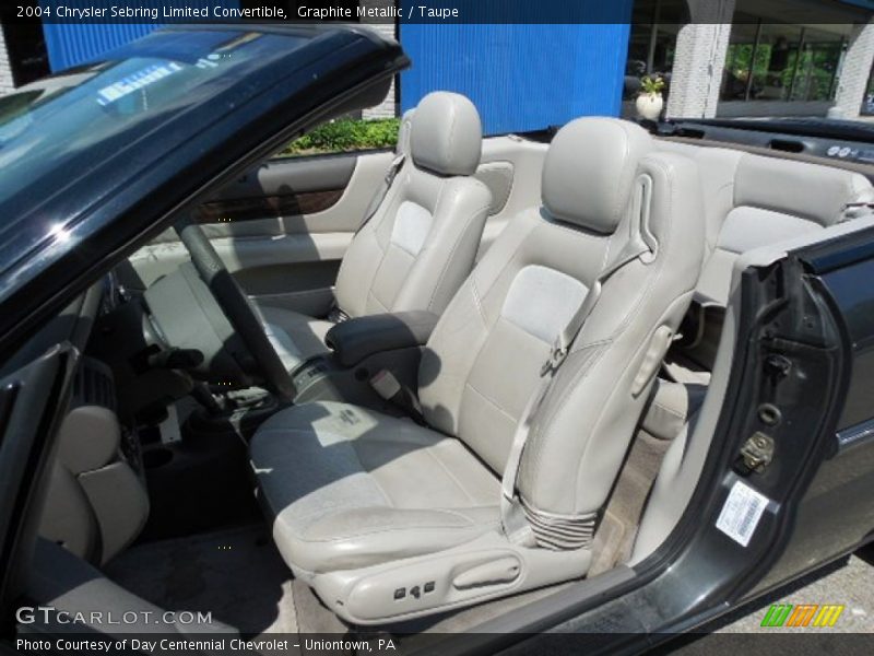 Front Seat of 2004 Sebring Limited Convertible
