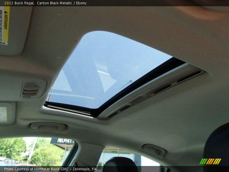 Carbon Black Metallic / Ebony 2012 Buick Regal
