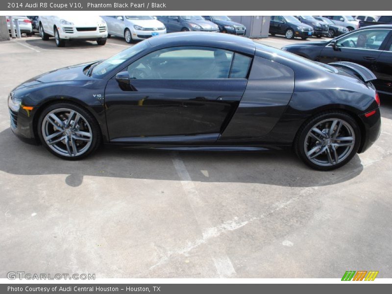  2014 R8 Coupe V10 Phantom Black Pearl