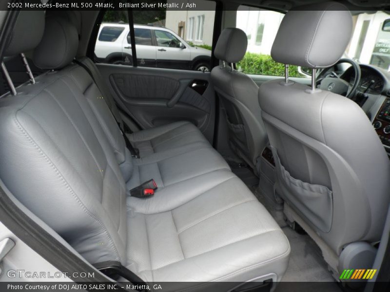 Brilliant Silver Metallic / Ash 2002 Mercedes-Benz ML 500 4Matic