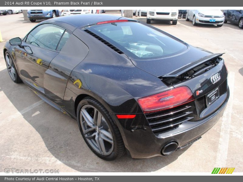Phantom Black Pearl / Black 2014 Audi R8 Coupe V10