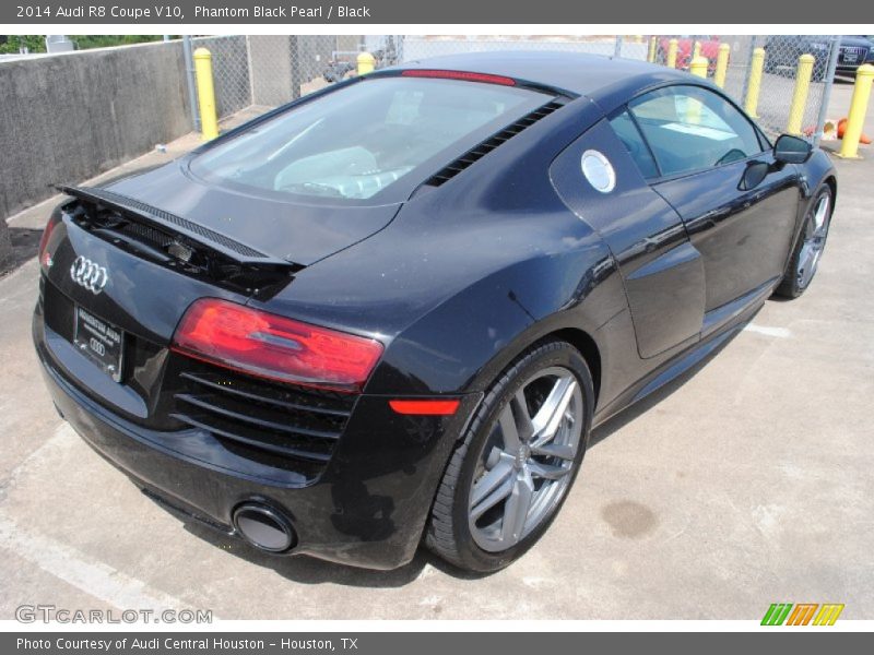 Phantom Black Pearl / Black 2014 Audi R8 Coupe V10
