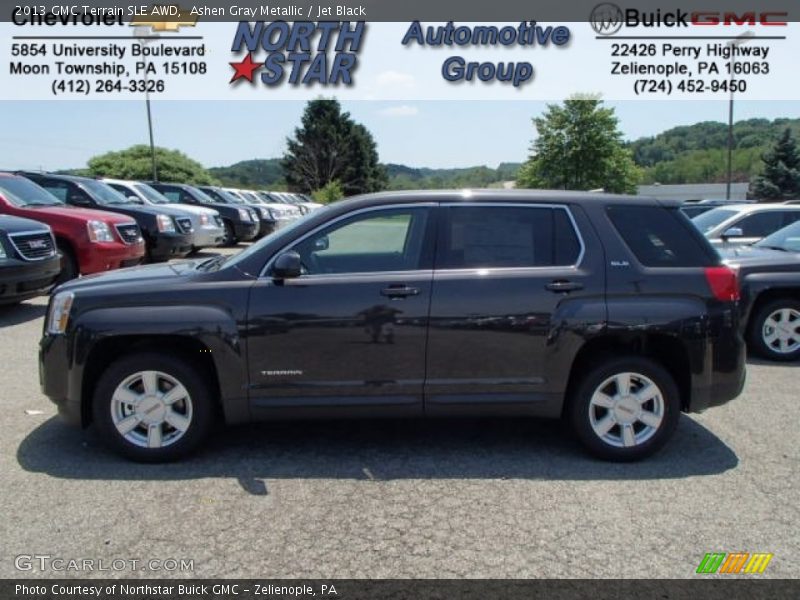 Ashen Gray Metallic / Jet Black 2013 GMC Terrain SLE AWD