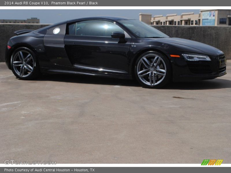  2014 R8 Coupe V10 Phantom Black Pearl