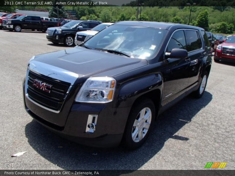 Ashen Gray Metallic / Jet Black 2013 GMC Terrain SLE AWD