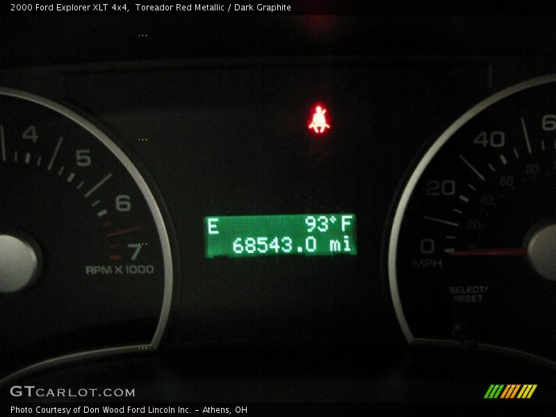 Toreador Red Metallic / Dark Graphite 2000 Ford Explorer XLT 4x4